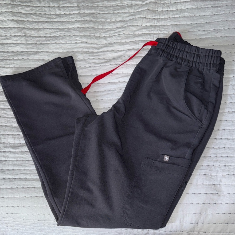 Figs - Charcoal High-Waisted Dowa, Medium
